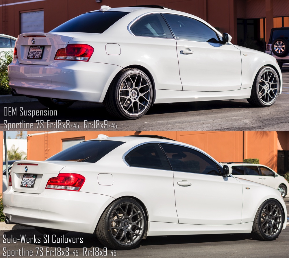 *SoloWerks S1 Coilovers for BMW 20072013 BMW 128i/135i [E81/E82/E87